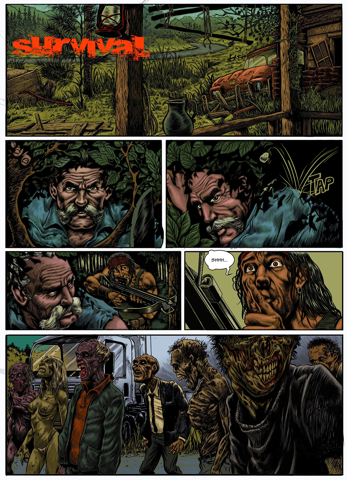 Zombie Terrors Undead Special 1 Survival Page 1